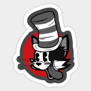 The cat in the hat Sticker